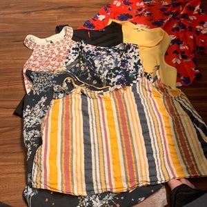 PREBUNDLE LOT of 7 - Prebundeled XS extra small top shirts blouses tanks